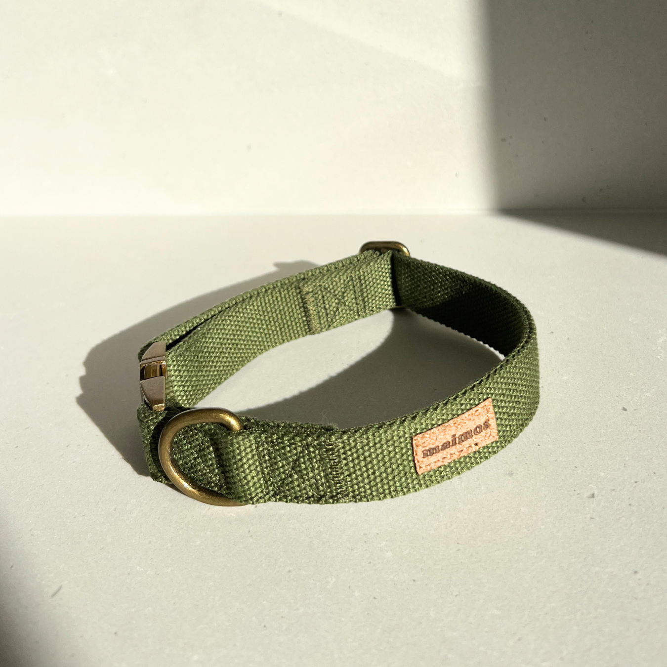 nz dog collar green