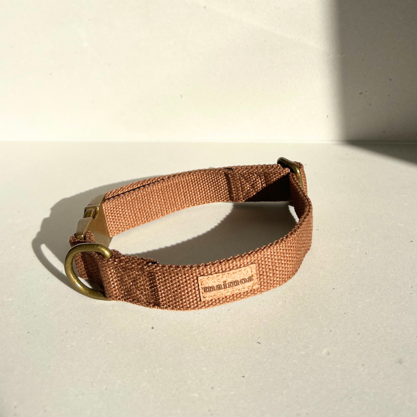 nz dog collar brown